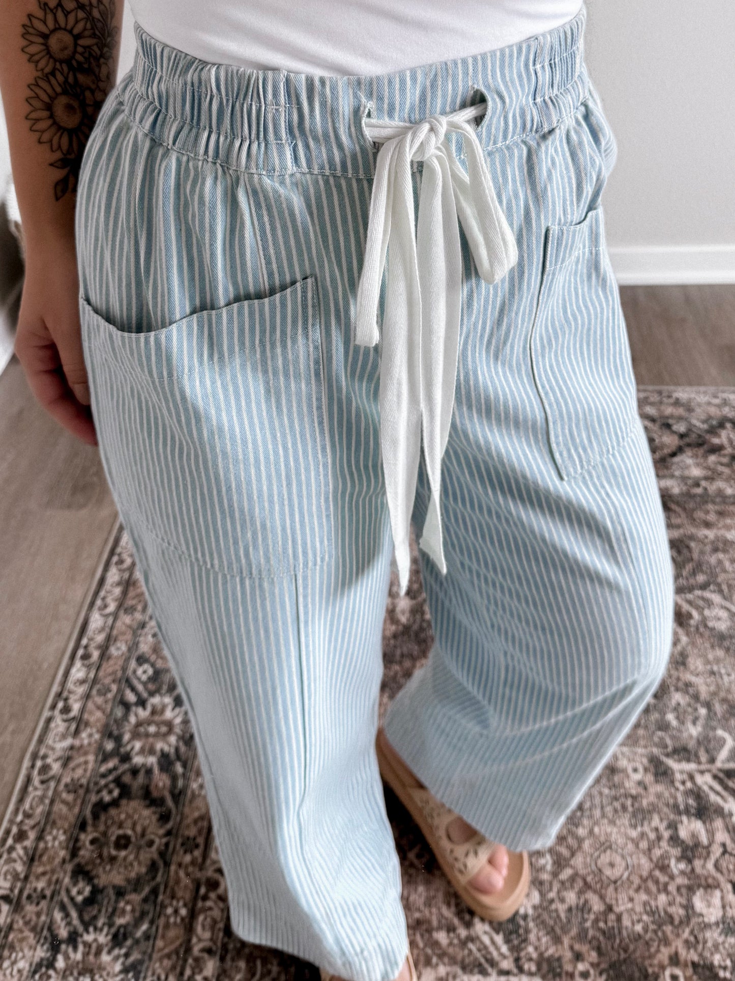 Jordyn Striped Wide Leg Pant