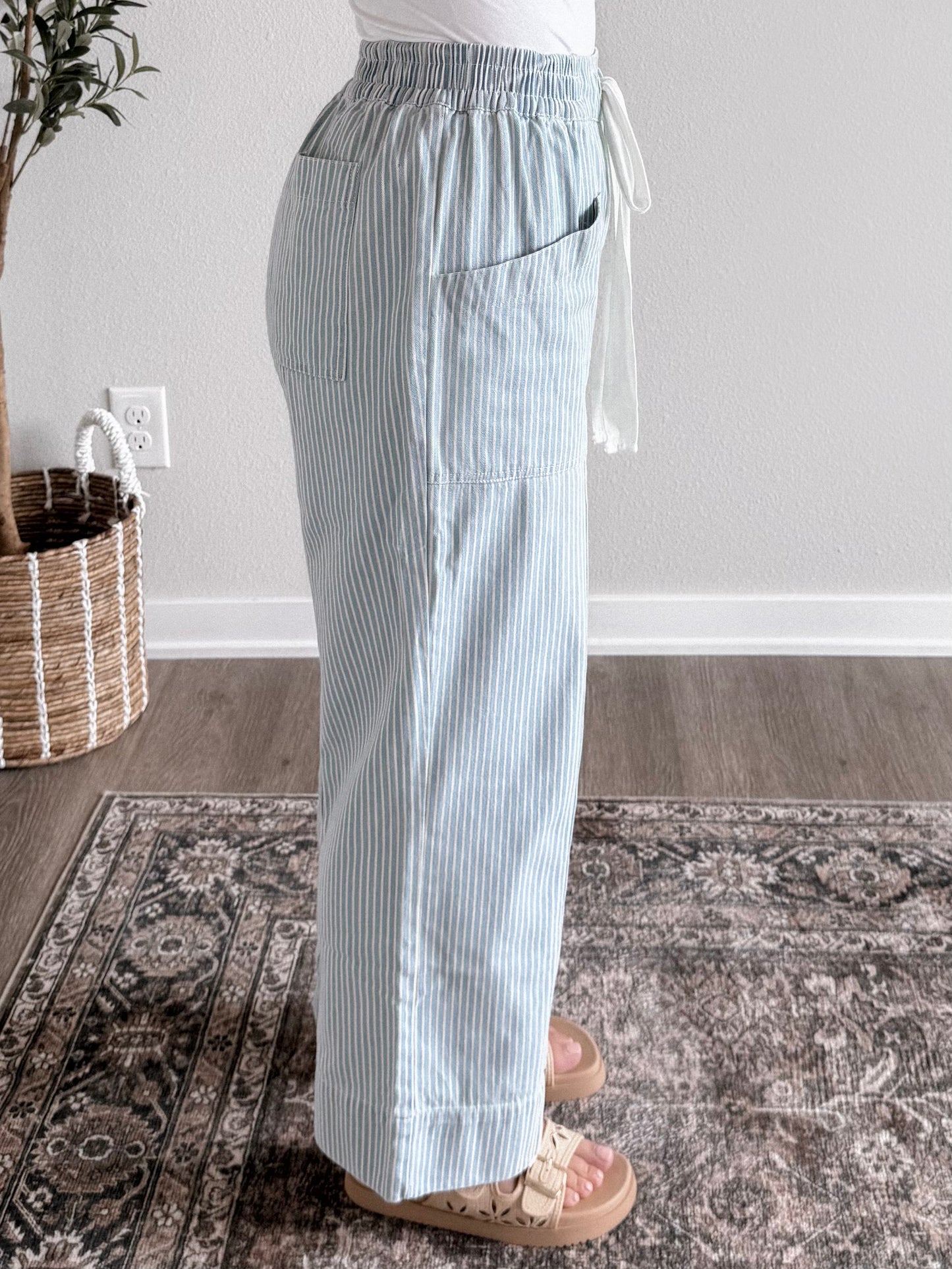 Jordyn Striped Wide Leg Pant