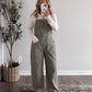 Beck Denim Barrel Overalls / Olive (Restocking Mid October)