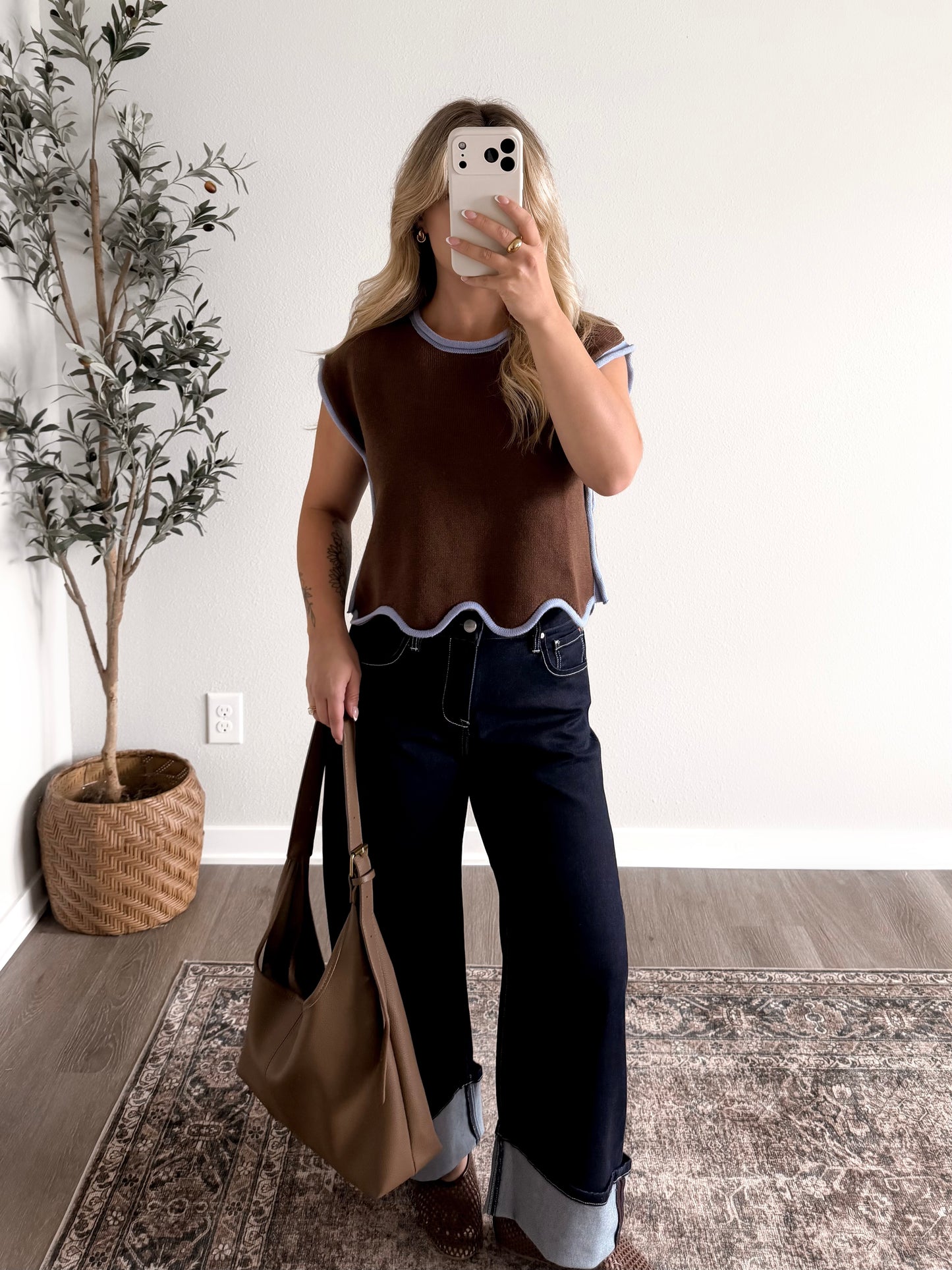 Mocha Berry Knit Sweater