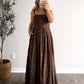 Blueberry Cold Brew Maxi Dress