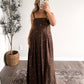 Blueberry Cold Brew Maxi Dress