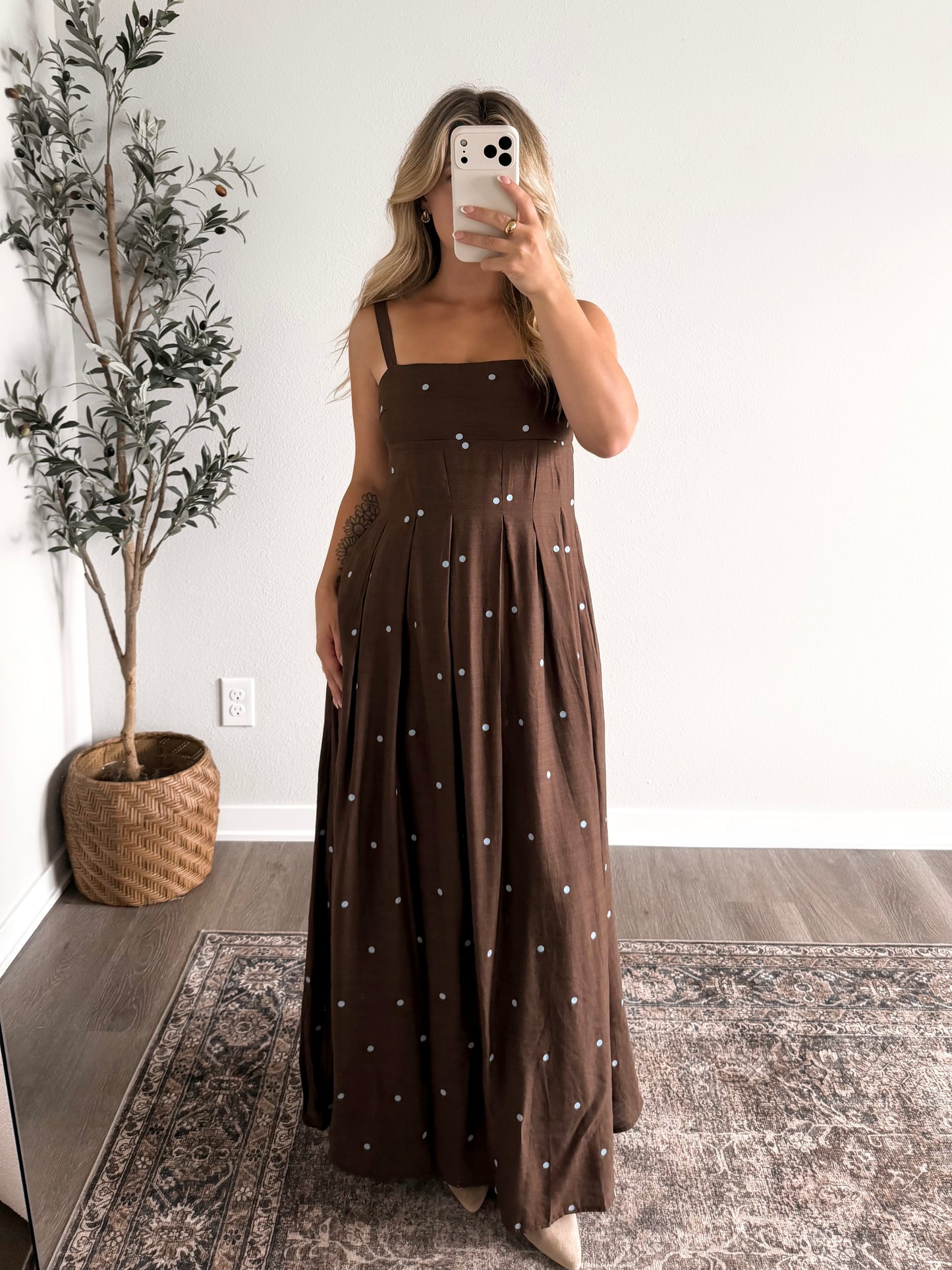 Blueberry Cold Brew Maxi Dress