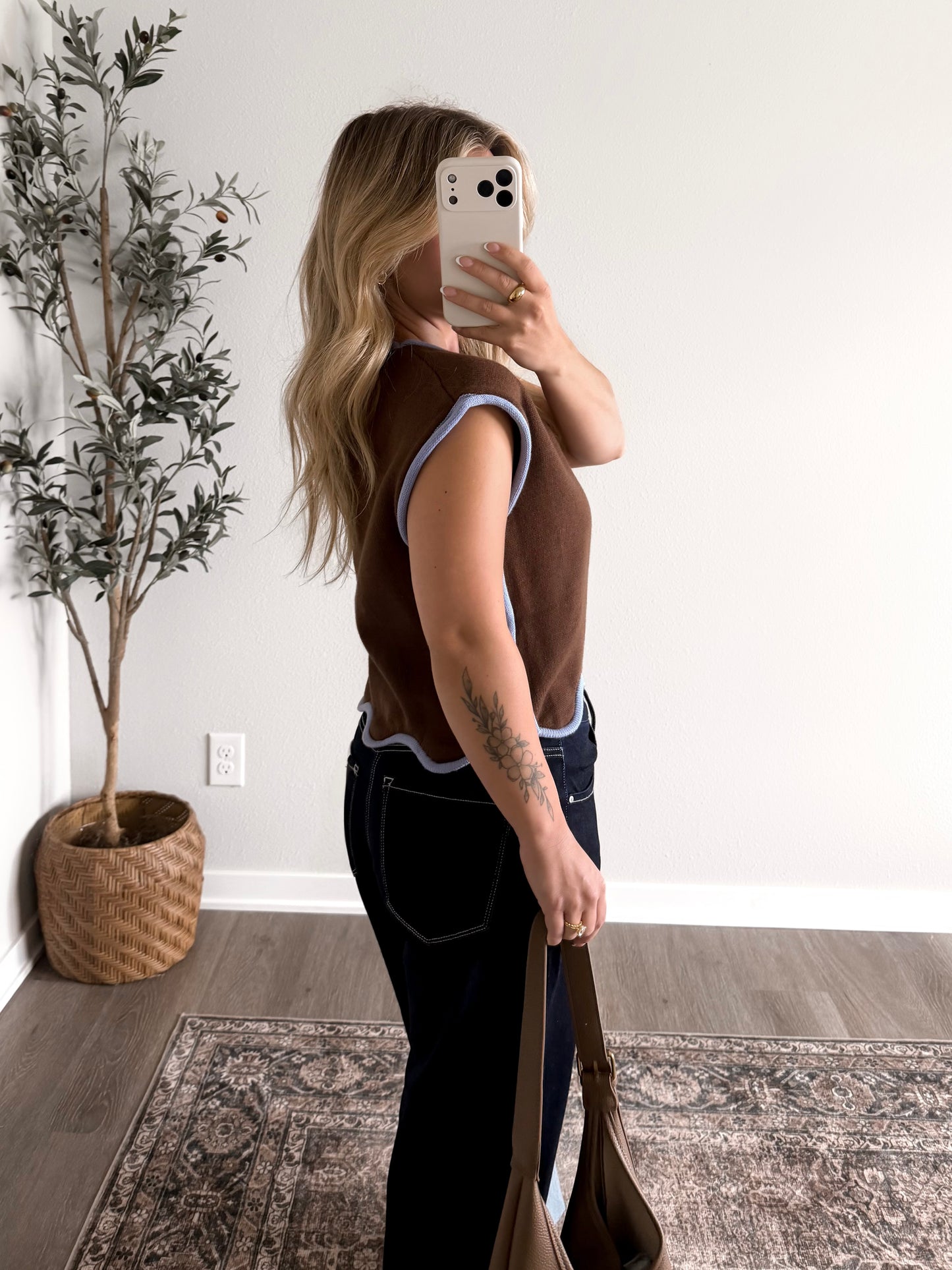 Mocha Berry Knit Sweater