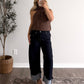 Bennett Cuffed Crop barrel Jean