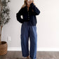 Wild Blueberry Gingham Pant (Restocking Early October)