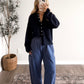 Wild Blueberry Gingham Pant (Restocking Early October)