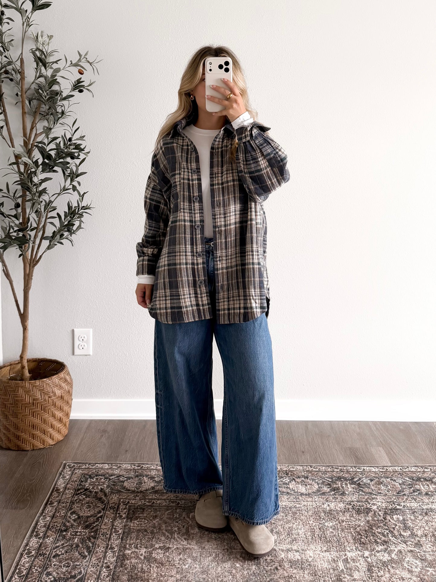 Cabin Coffee Plaid Flannel