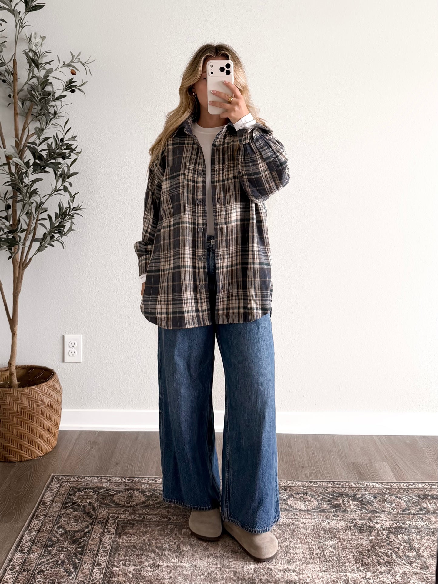 Cabin Coffee Plaid Flannel