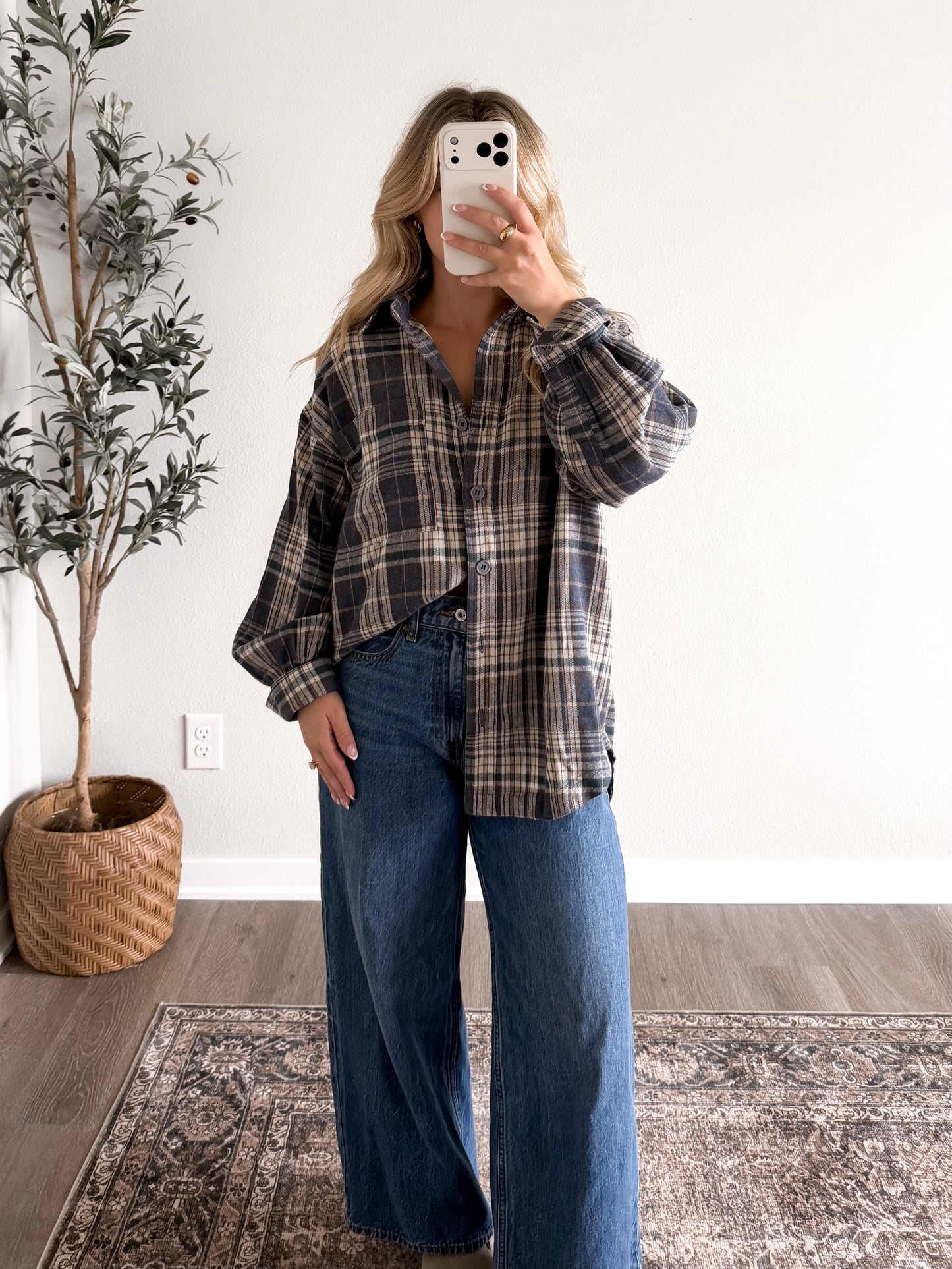 Cabin Coffee Plaid Flannel