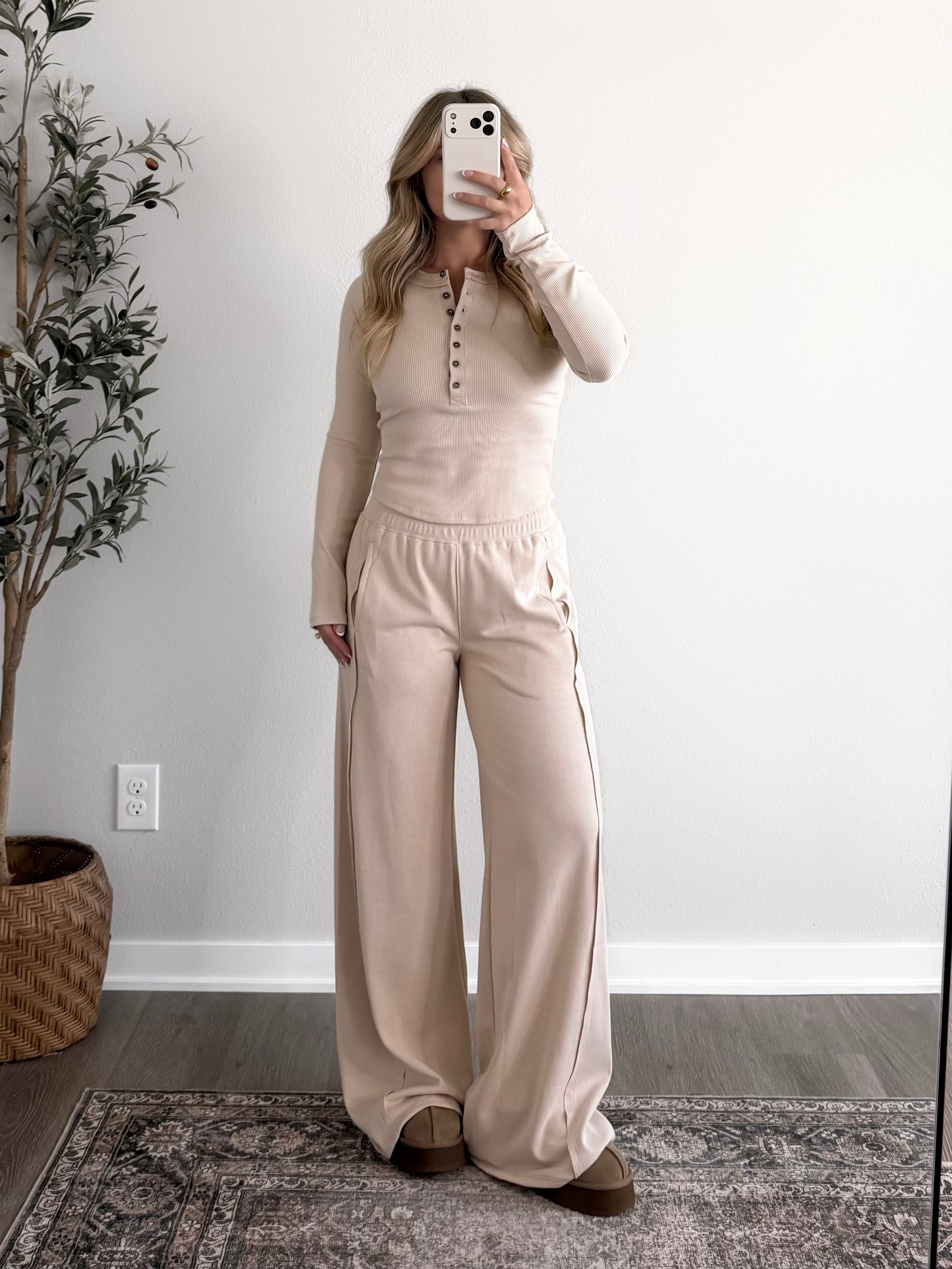 Oatmilk Lounge Pant Set
