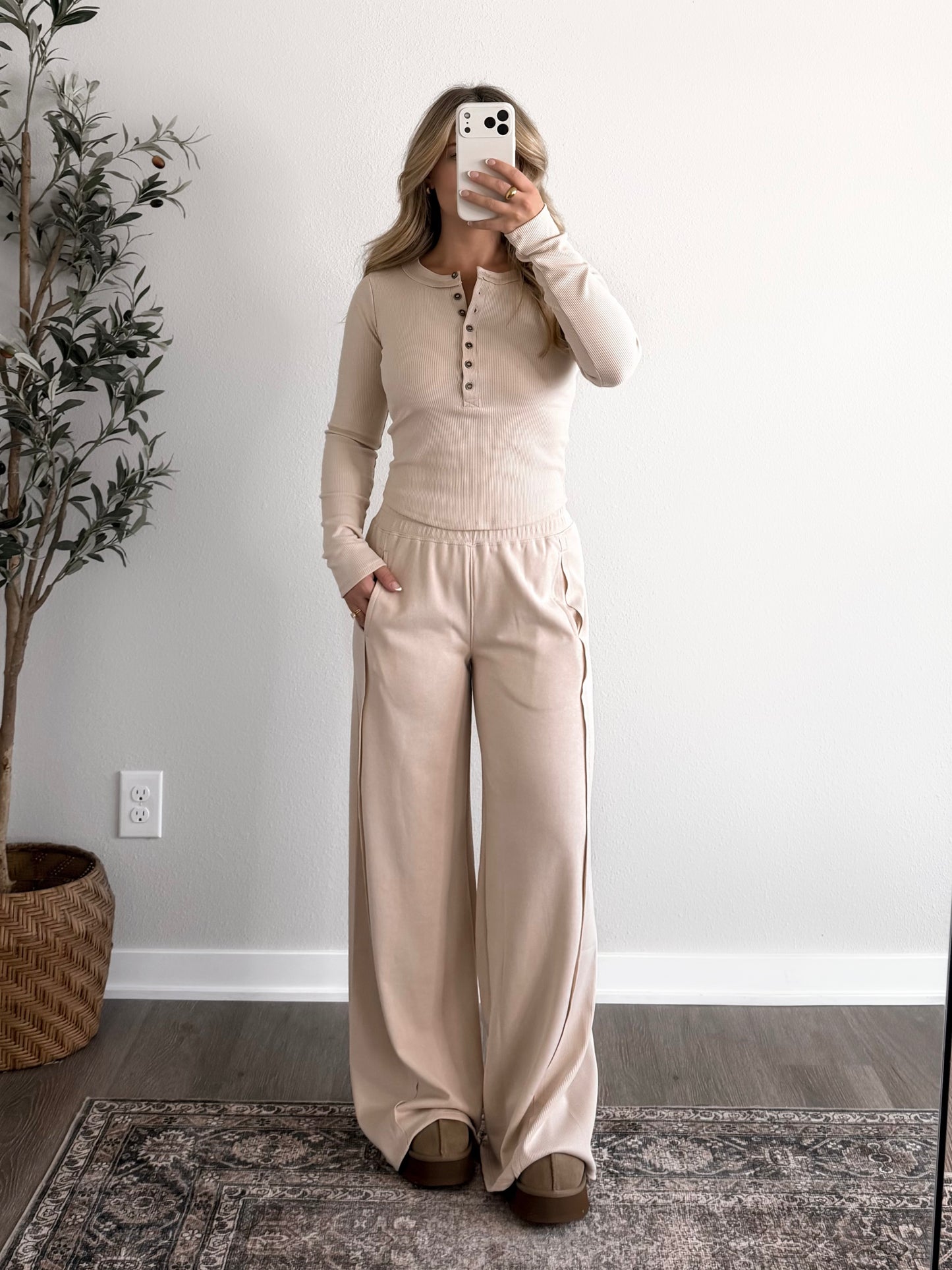 Oatmilk Lounge Pant Set