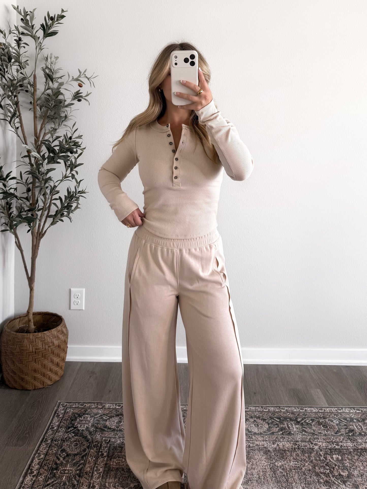 Oatmilk Lounge Pant Set
