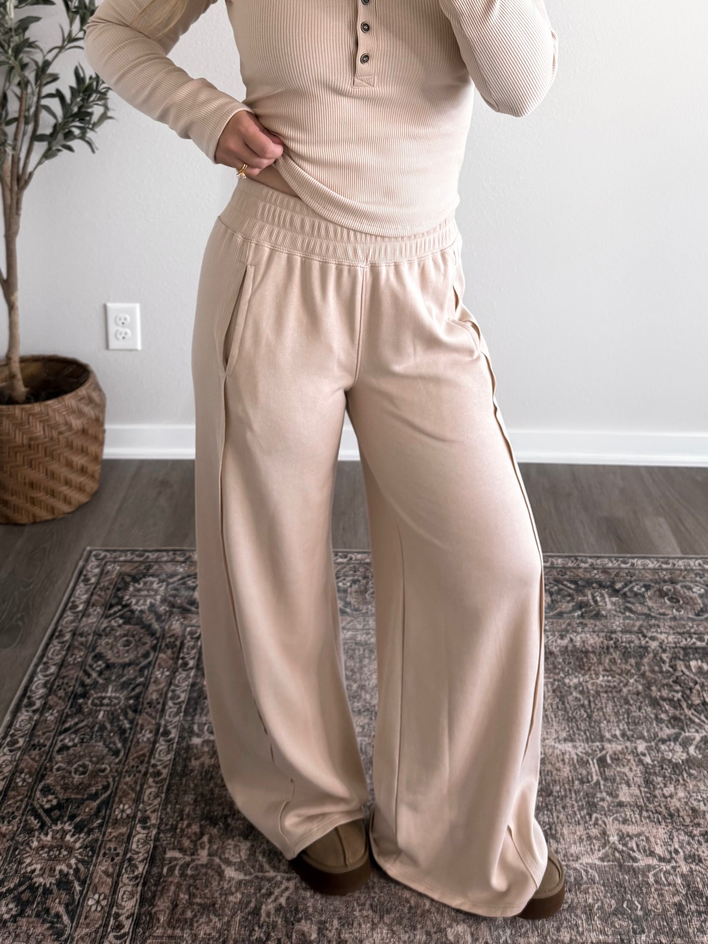 Oatmilk Lounge Pant Set