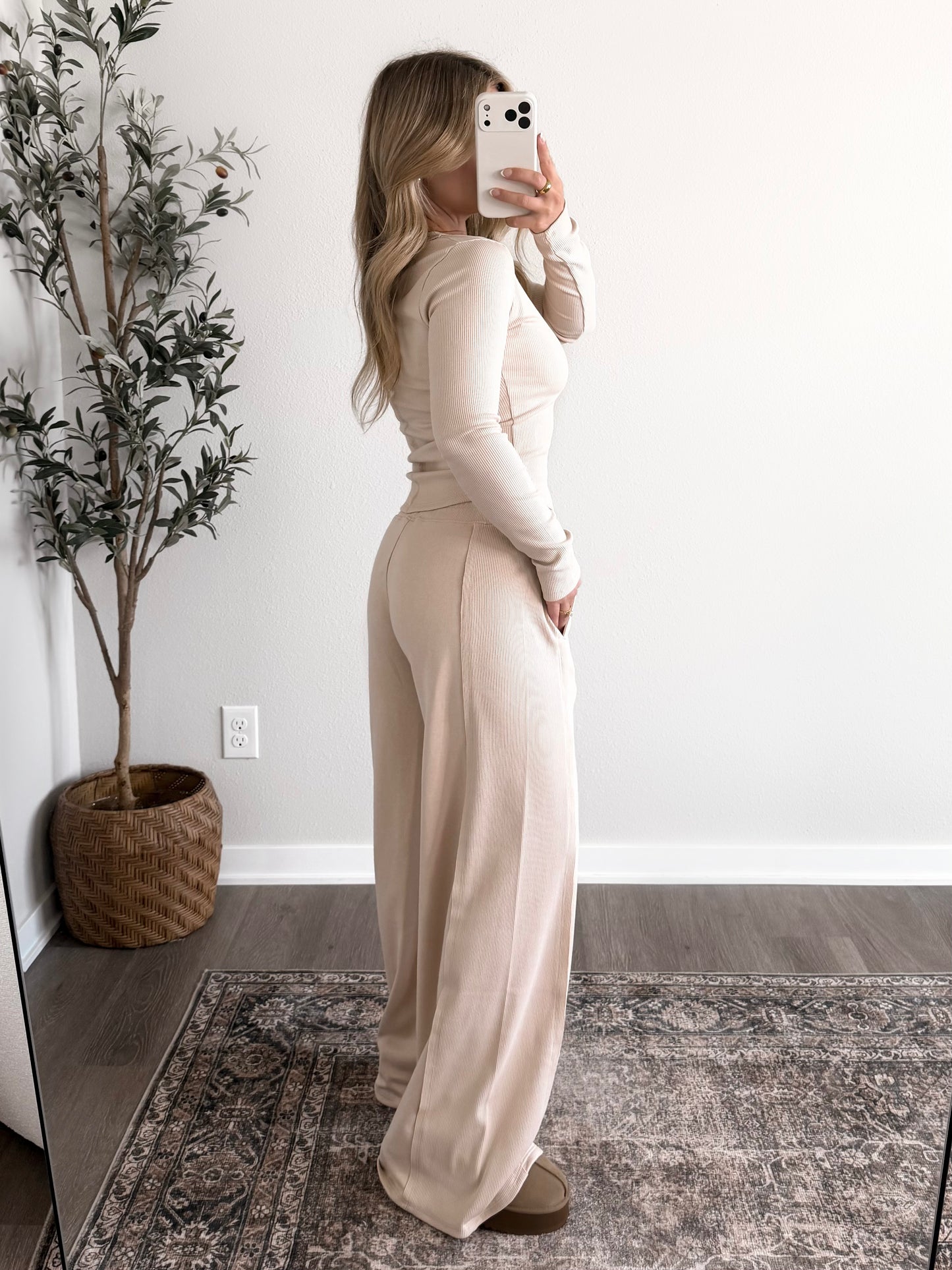 Oatmilk Lounge Pant Set