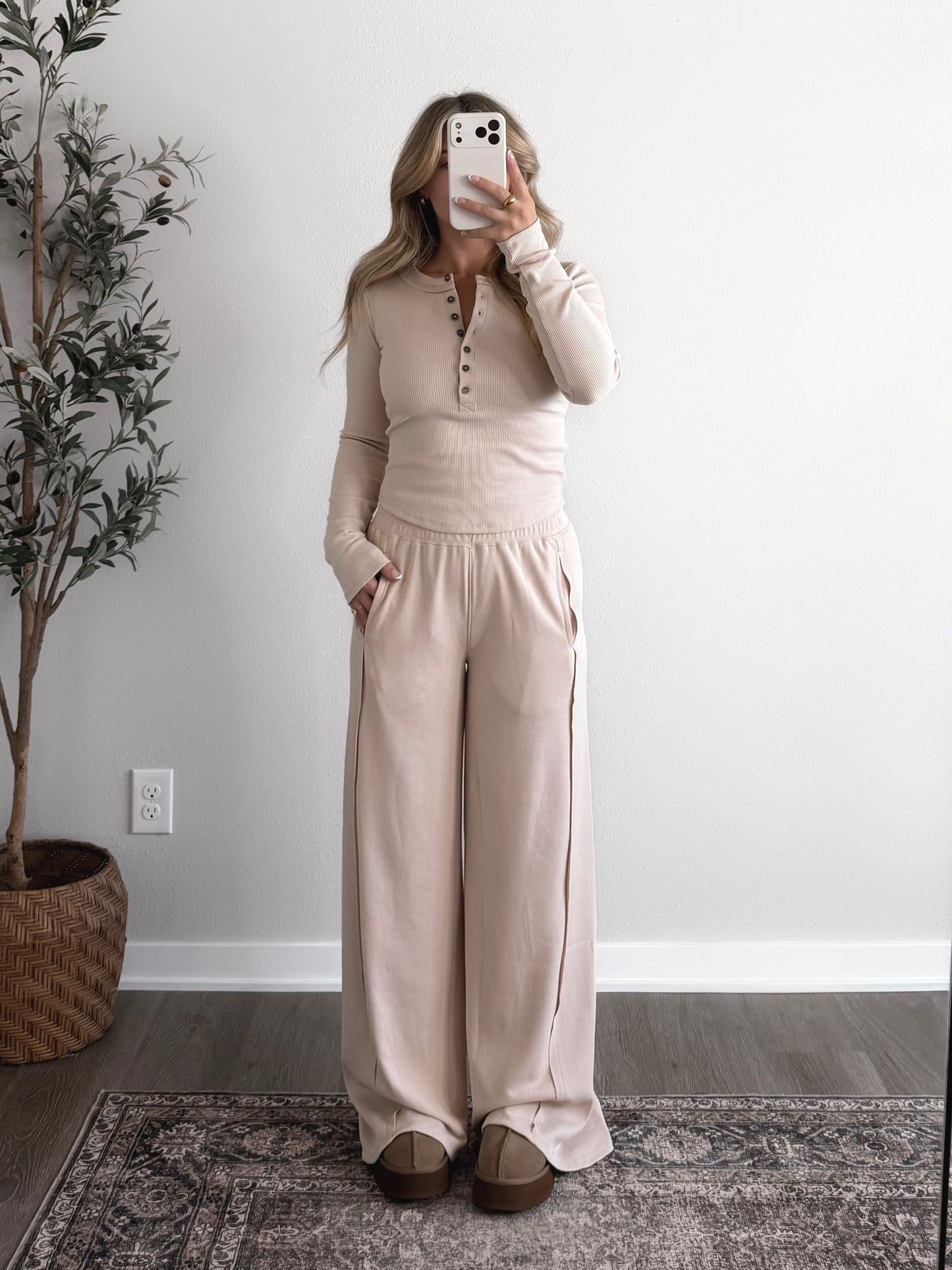 Oatmilk Lounge Pant Set