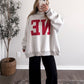 “Nebraska” Reversible Oversized Mockneck
