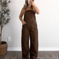 Outlook Barrel Denim Overalls / Brown