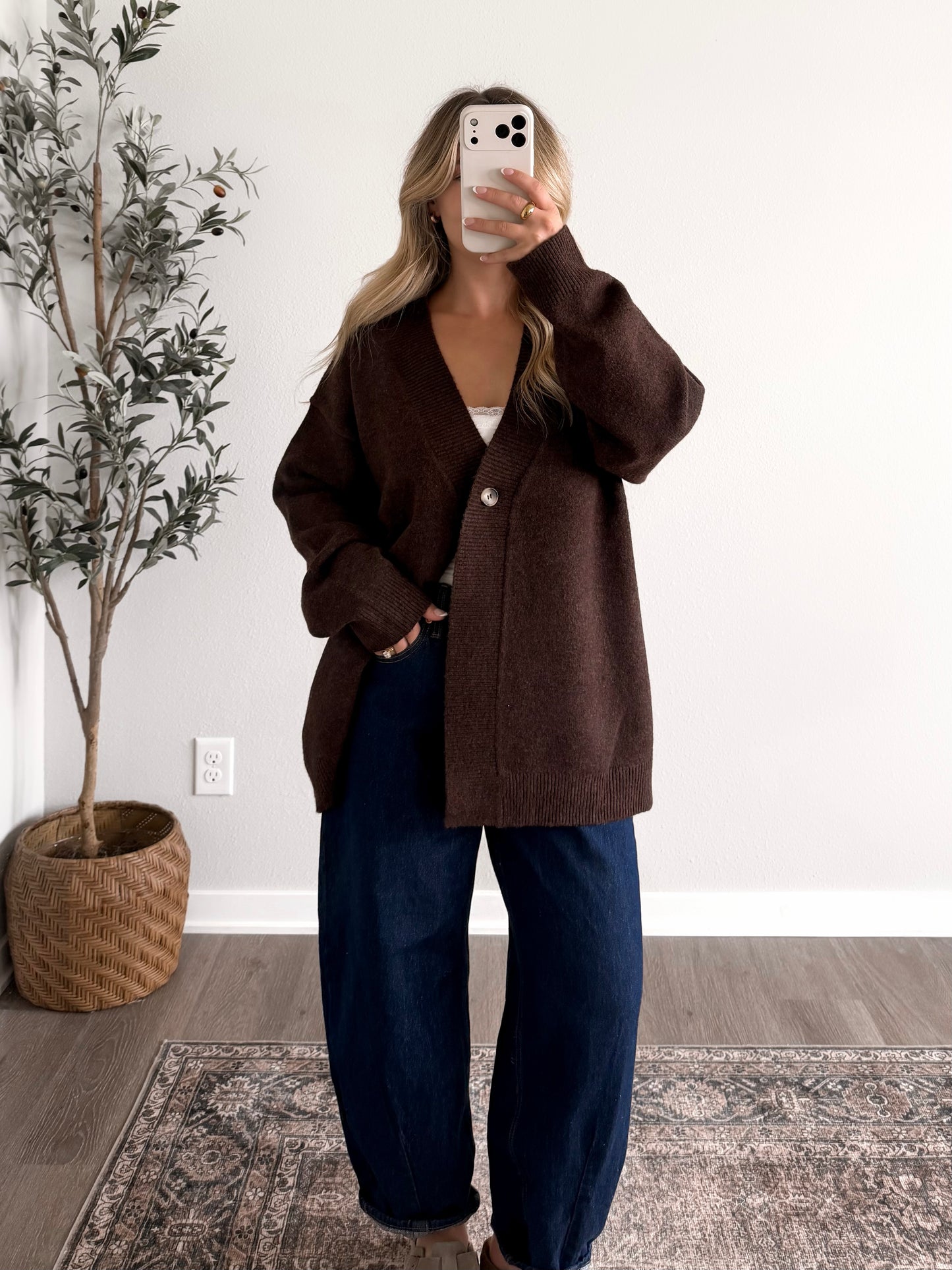 Page Count Knit Cardigan