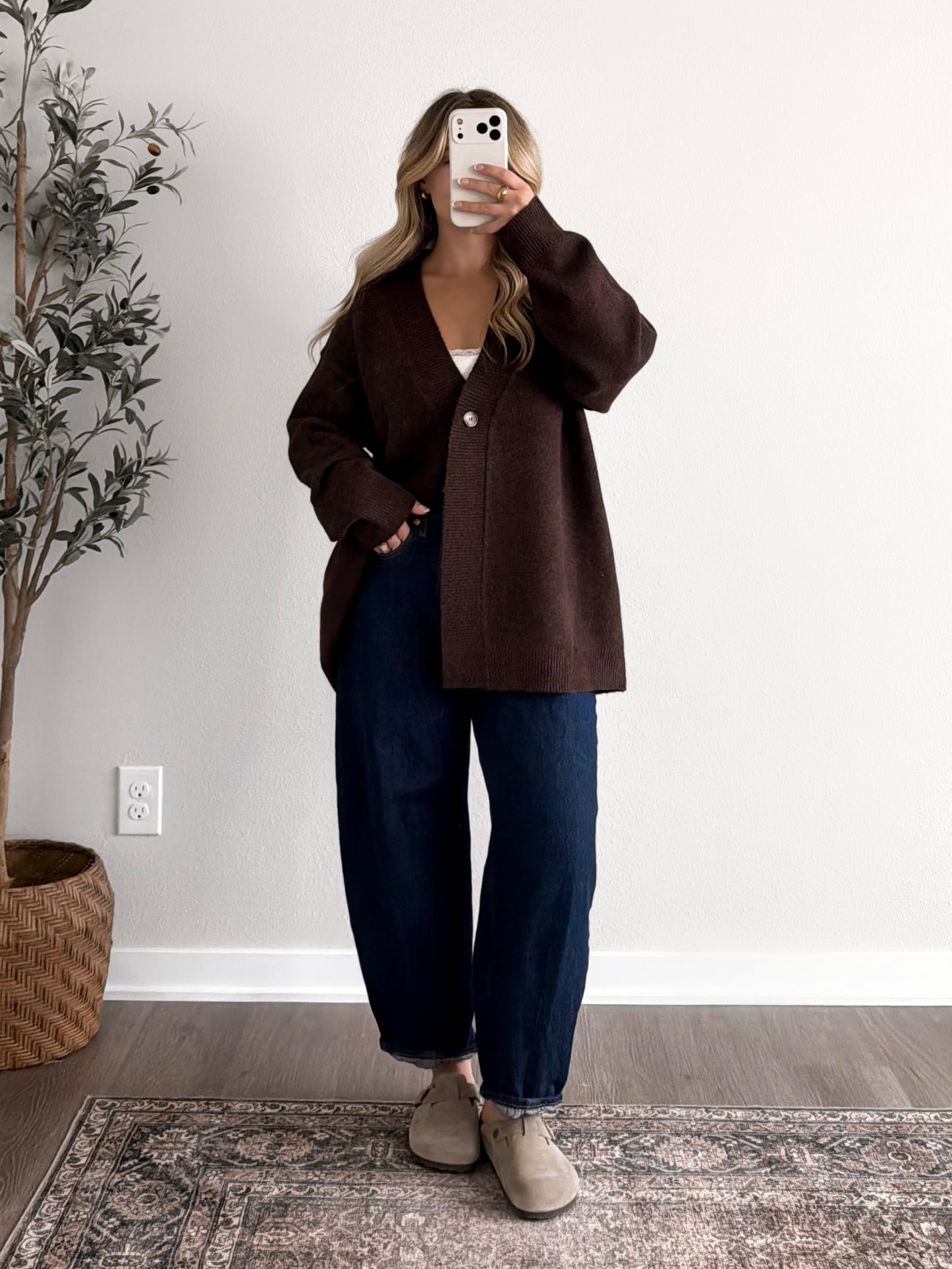 Page Count Knit Cardigan