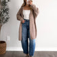 Cozy Essential Knit Cardigan / Taupe