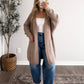Cozy Essential Knit Cardigan / Taupe
