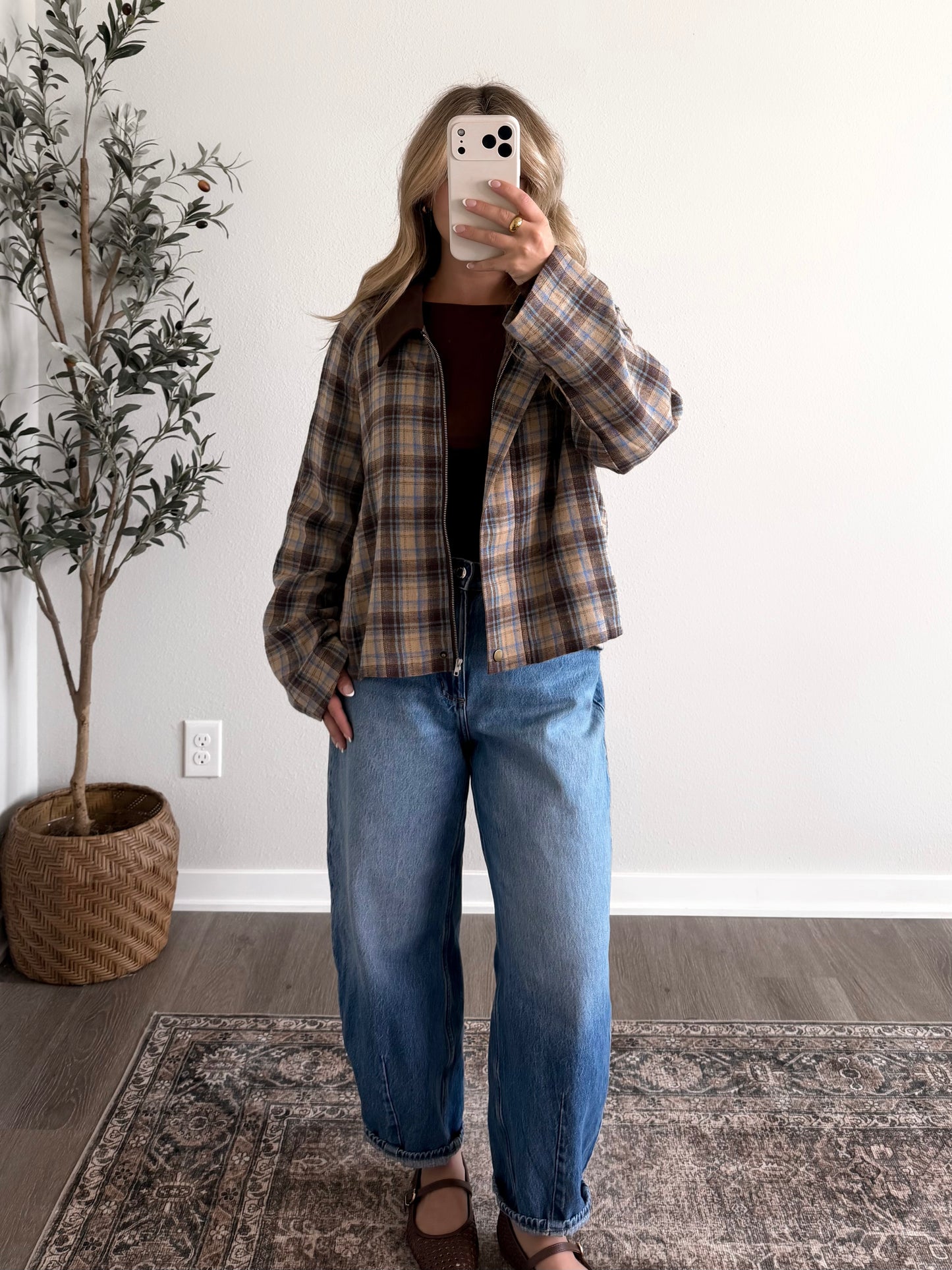 Upstate Autumn Plaid Shacket