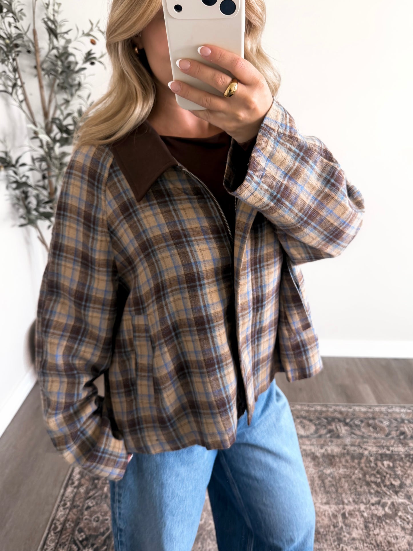 Upstate Autumn Plaid Shacket