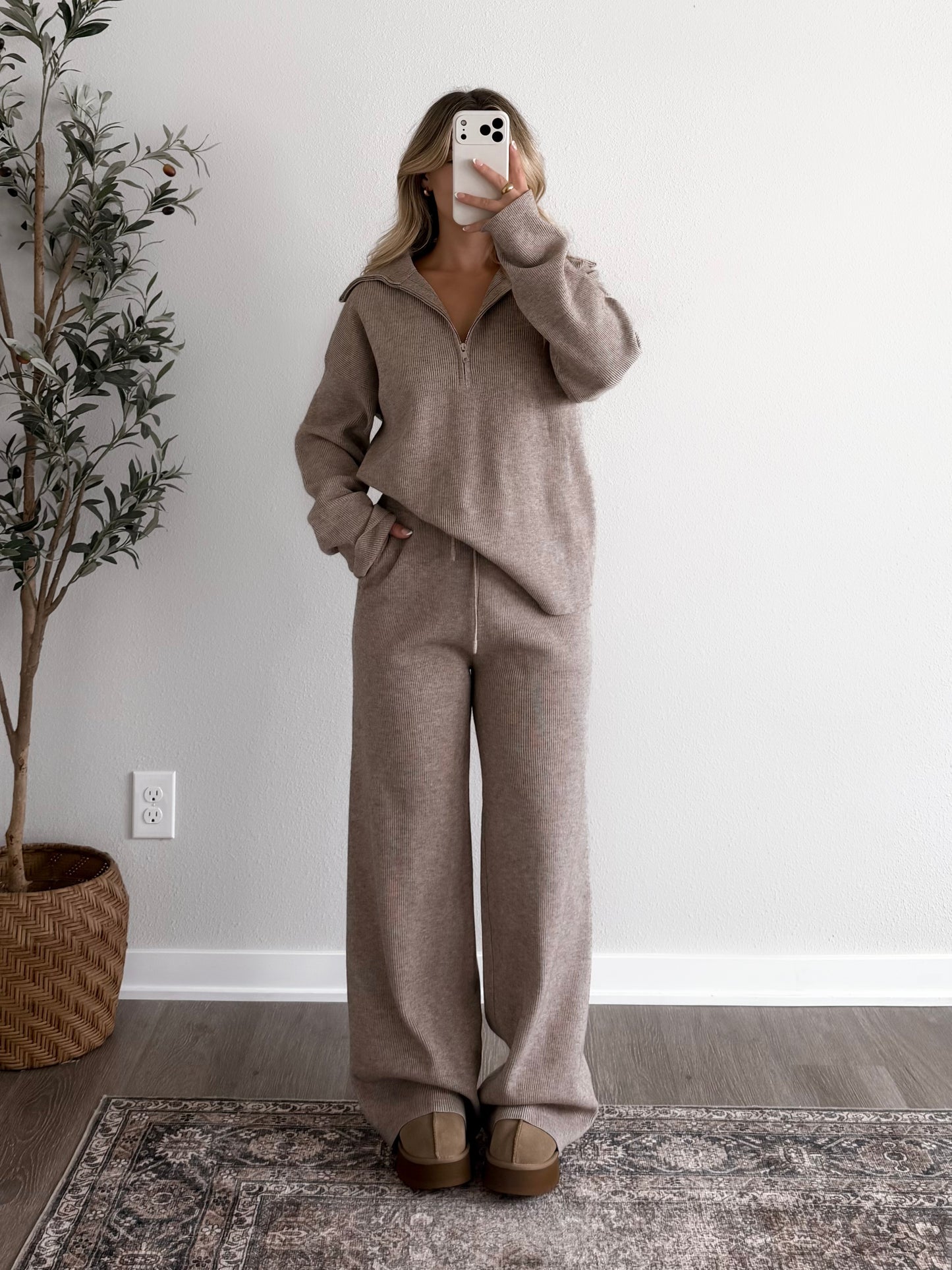 Fall At Home Knit Lounge Set