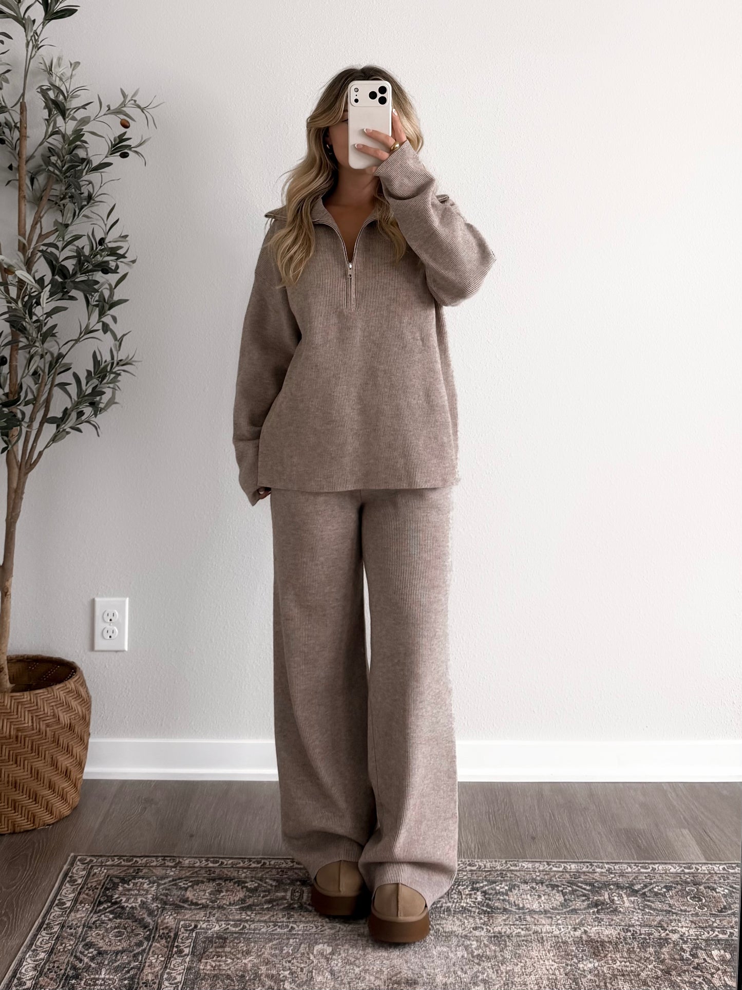 Fall At Home Knit Lounge Set