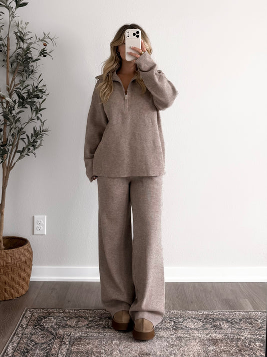 Fall At Home Knit Lounge Set