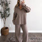 Fall At Home Knit Lounge Set