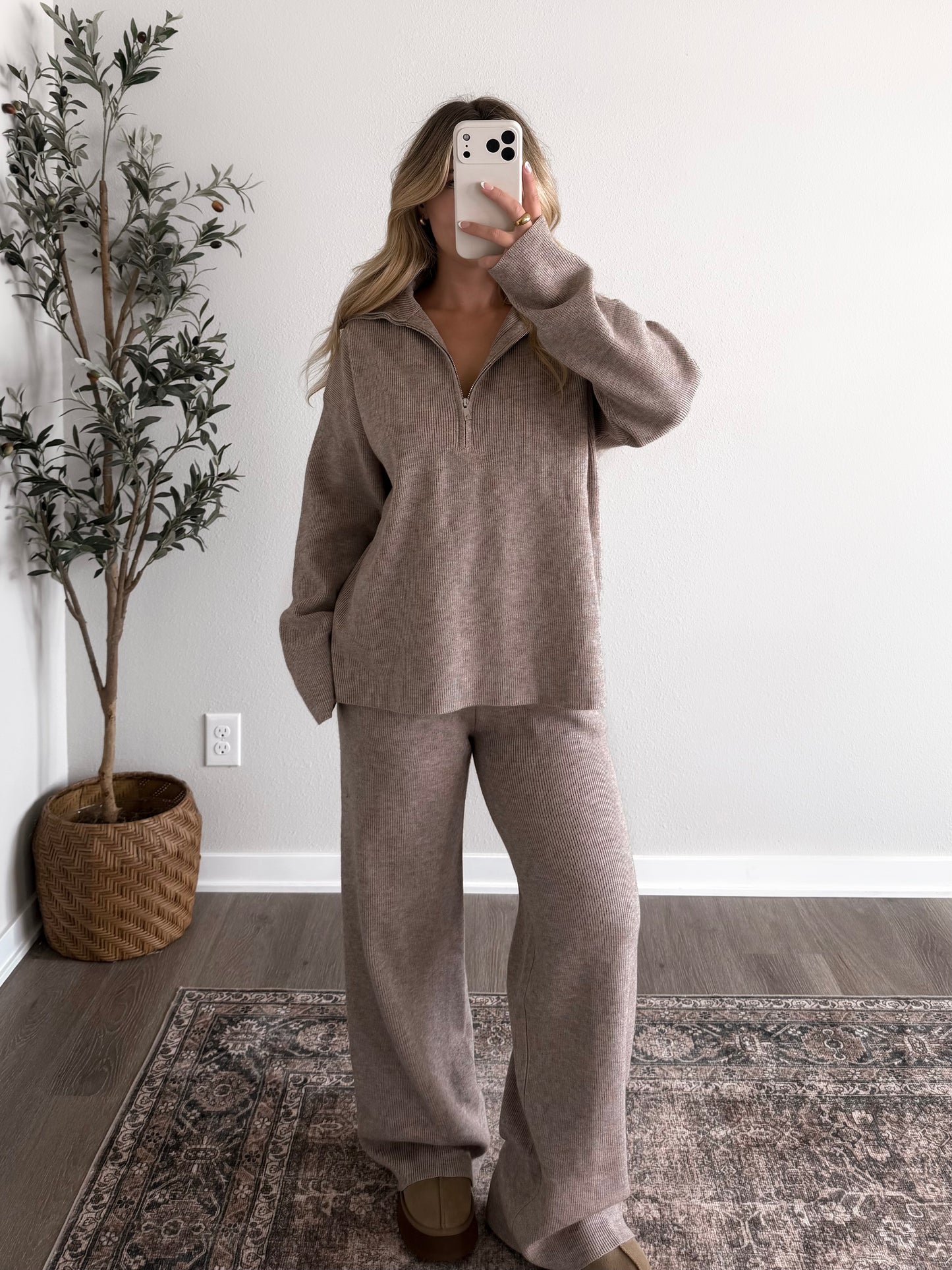 Fall At Home Knit Lounge Set