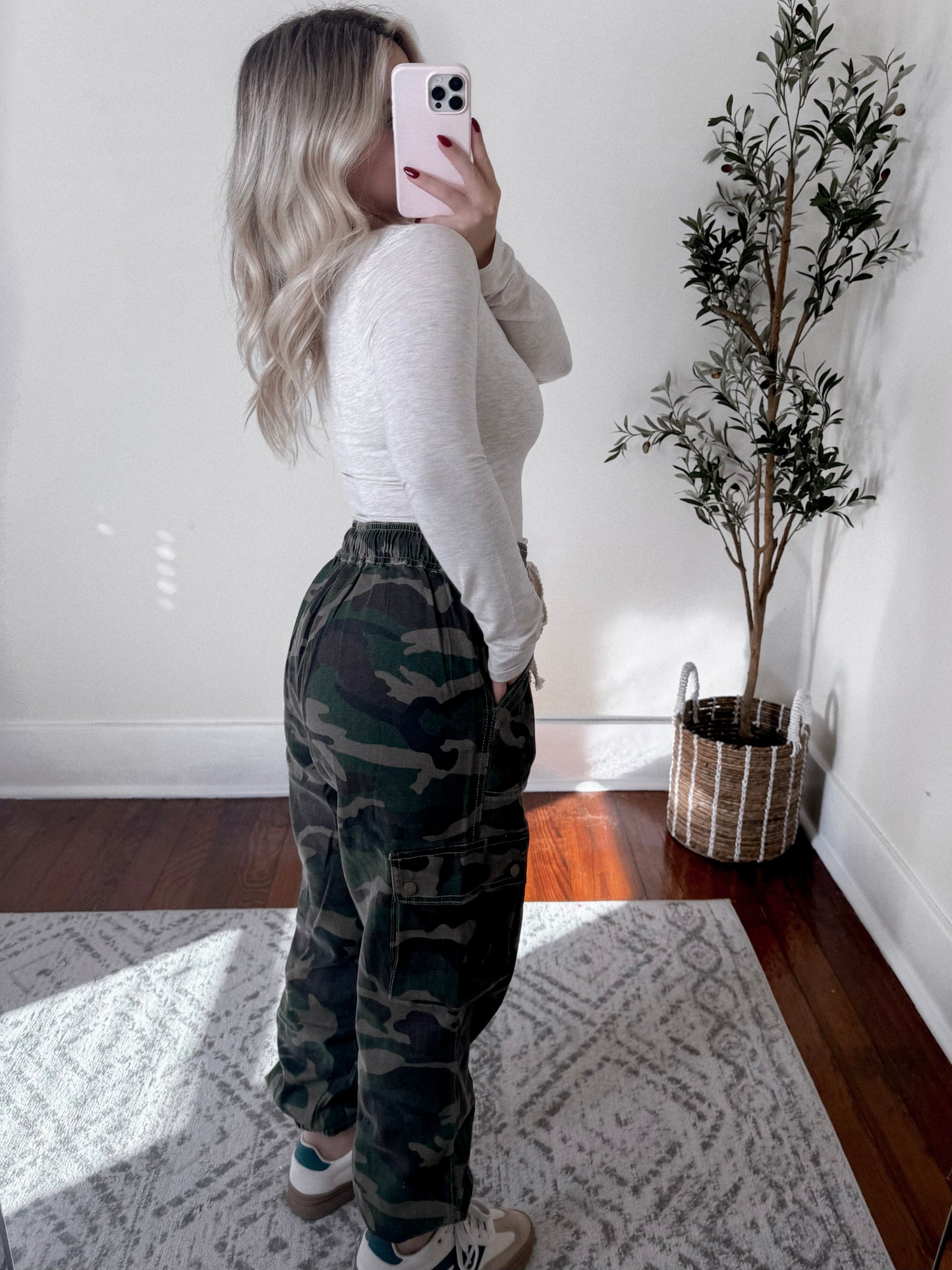 Hunter High Waisted Camo Jogger