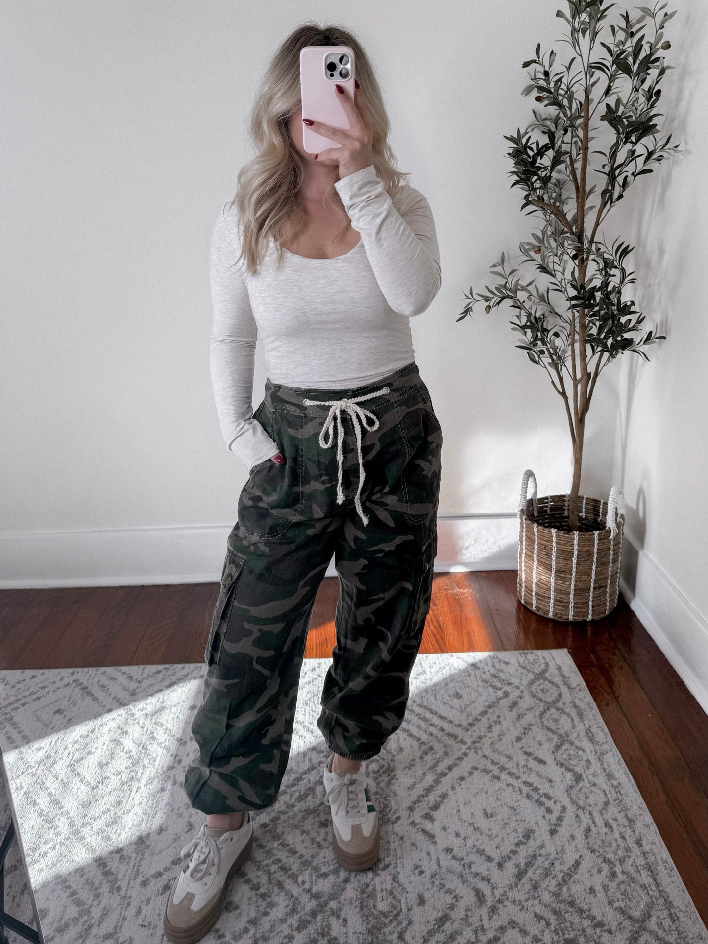 Hunter High Waisted Camo Jogger