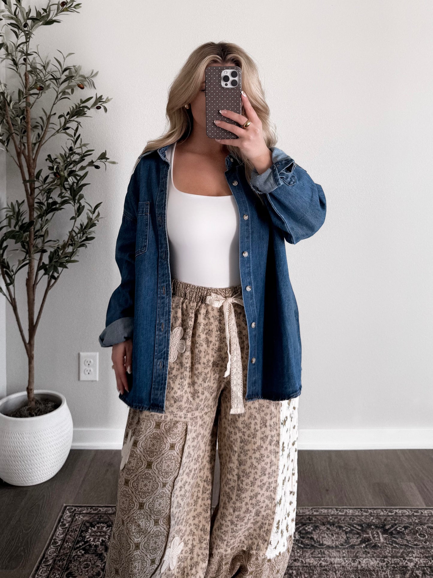 Wyoming Denim Oversized Jacket