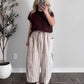 Wren Relaxed Striped Crop Pant