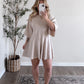 Casual Summer Romper / Beige