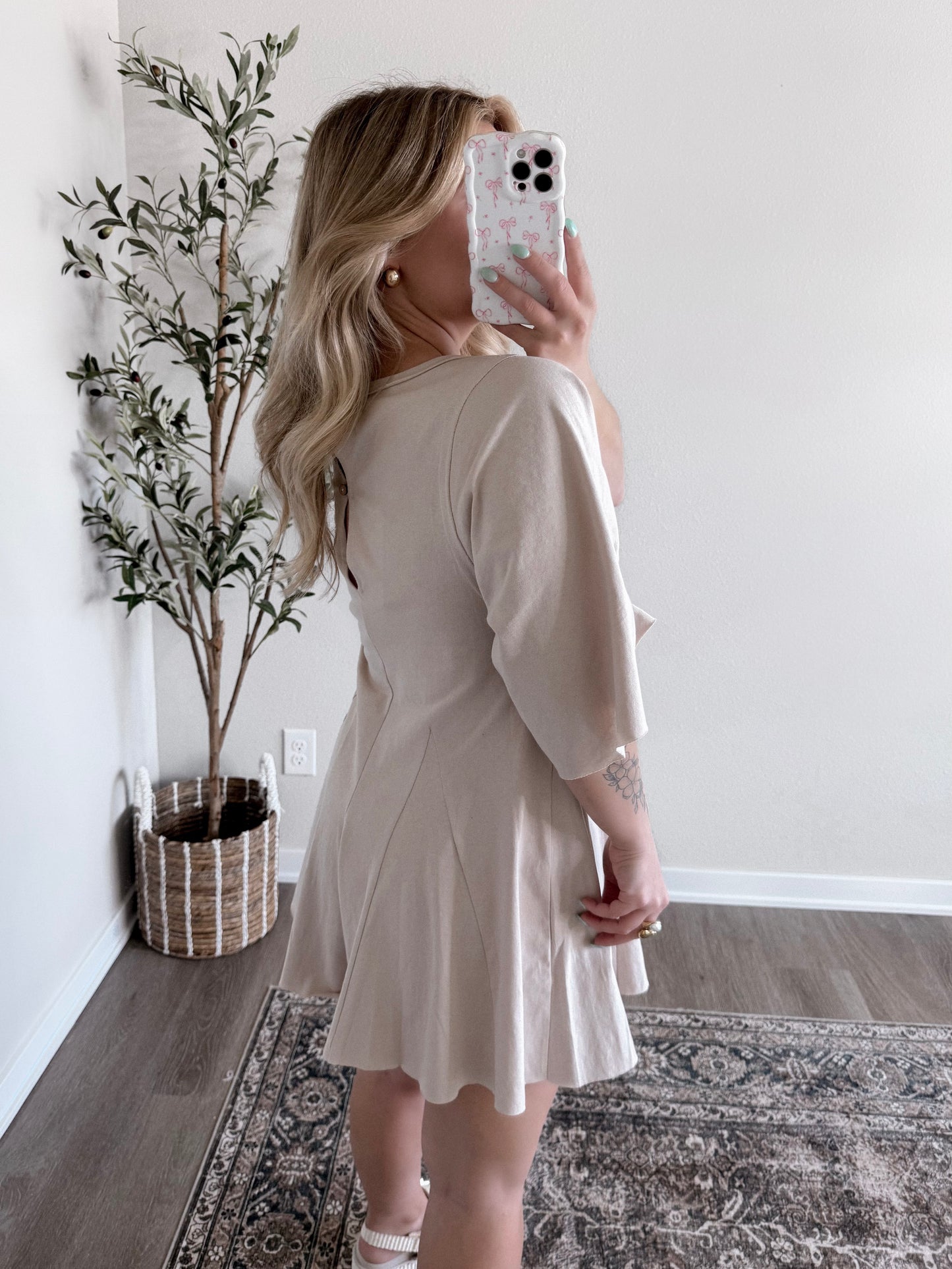 Casual Summer Romper / Beige