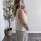 Coconut Crochet Oversized Vest