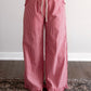 Summer Studies Gingham Ruffle Pant / Red