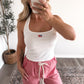 American Flag Halter Top