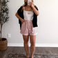 Bedford Striped Shorts / Red