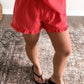 Cherry Cobbler Grid Short Set (Final Sale)
