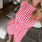 Backyard Gingham Short Set