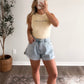 "All American Babe" Ribbed Basic Tank