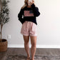 Bedford Striped Shorts / Red