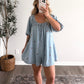 Country Garden Denim Romper