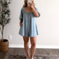Country Garden Denim Romper