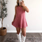 Cherry Cola Gingham Romper